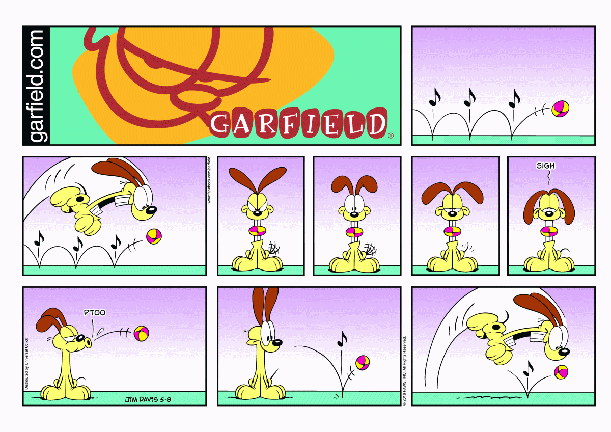 Garfield, May 8, 2016