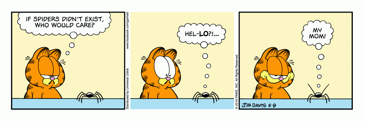 Garfield, May 9, 2016