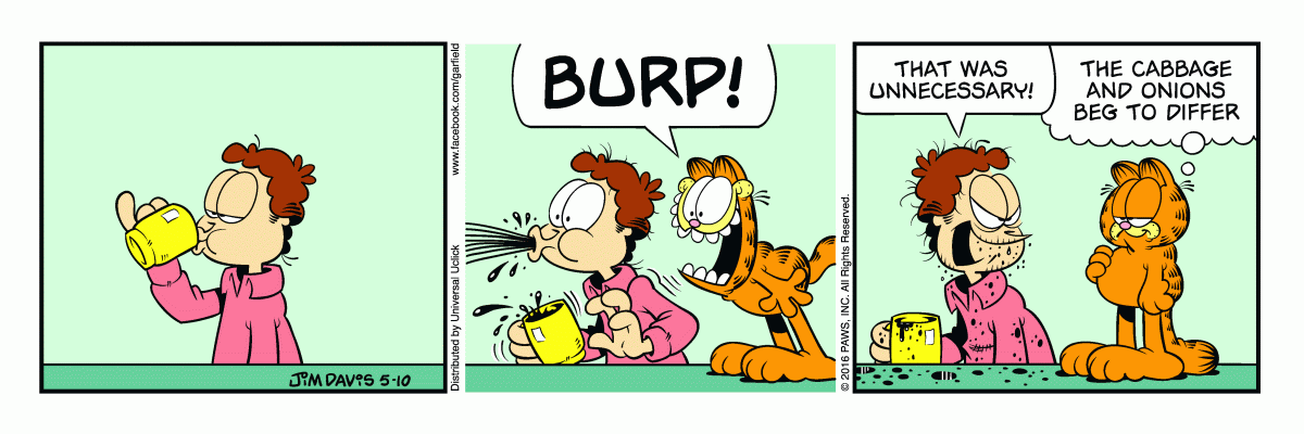 Garfield, May 10, 2016