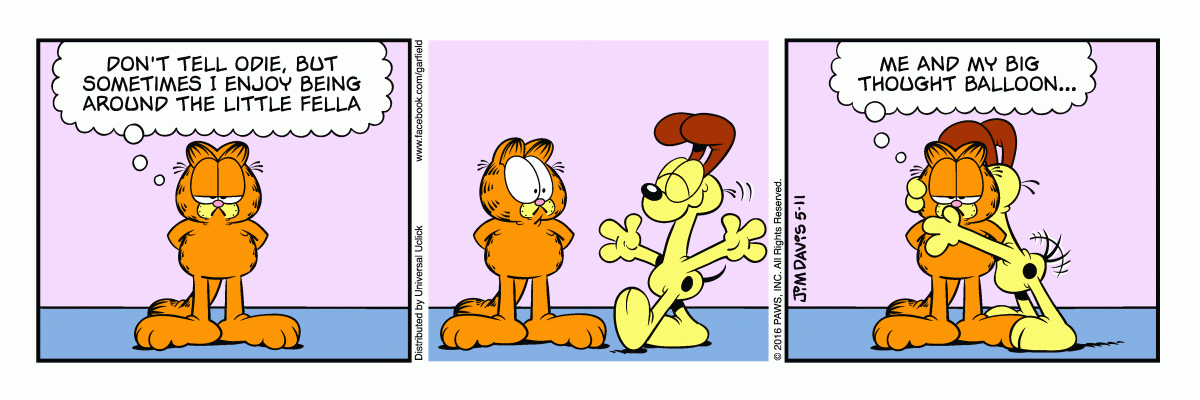 Garfield, May 11, 2016