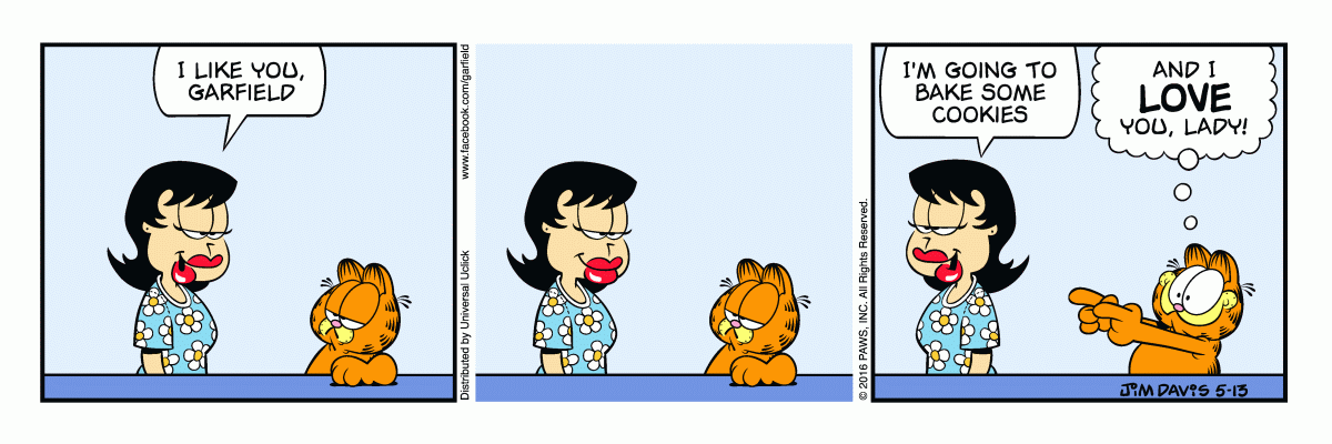 Garfield, May 13, 2016