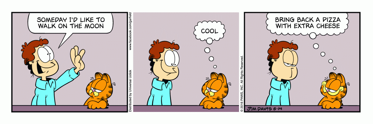 Garfield, May 14, 2016