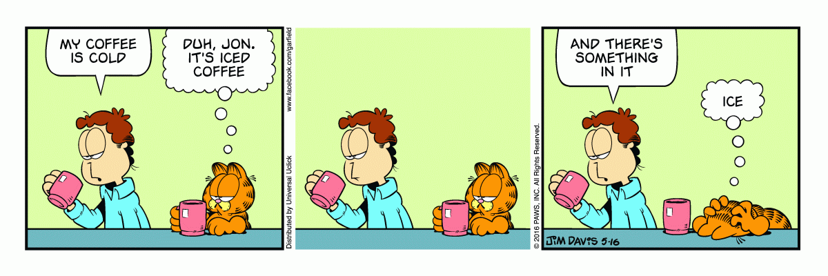 Garfield, May 16, 2016