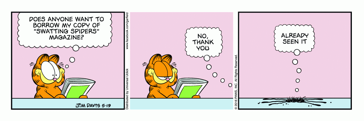Garfield, May 19, 2016