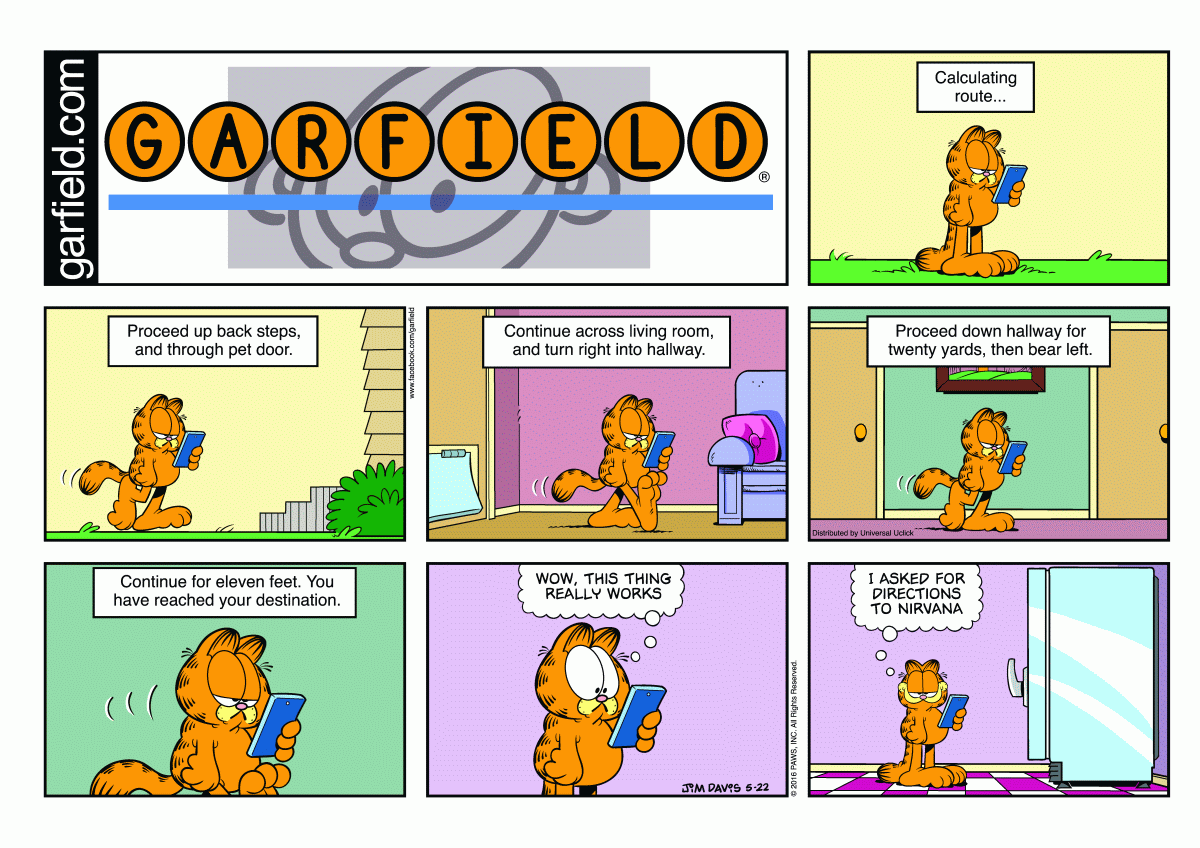 Garfield, May 22, 2016