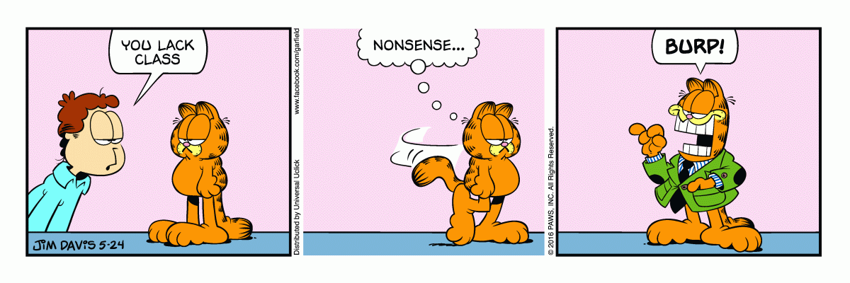 Garfield, May 24, 2016