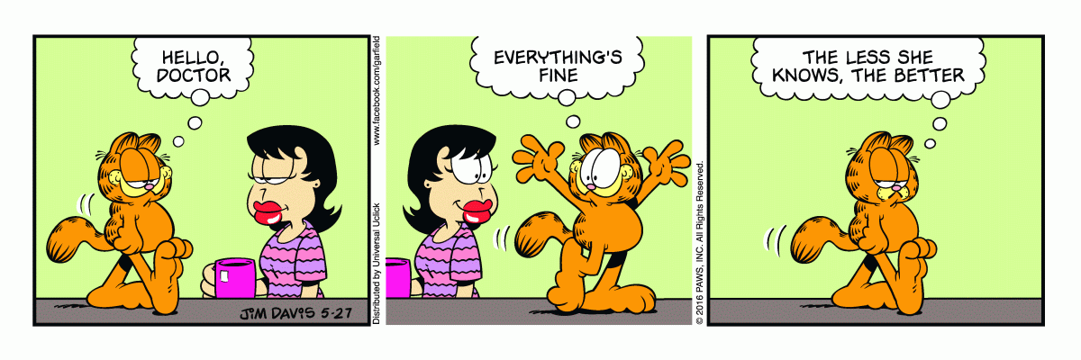 Garfield, May 27, 2016
