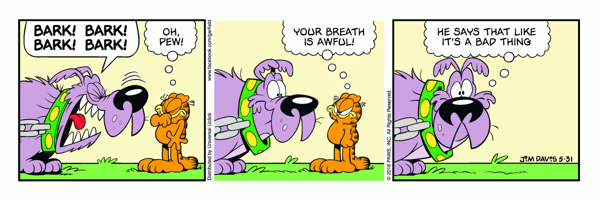 Garfield, May 31, 2016