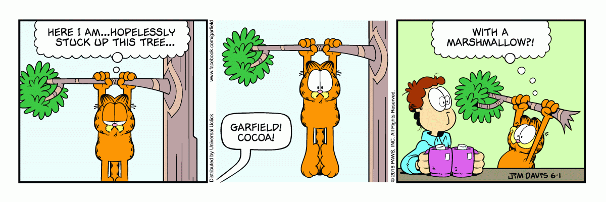 Garfield, June 1, 2016