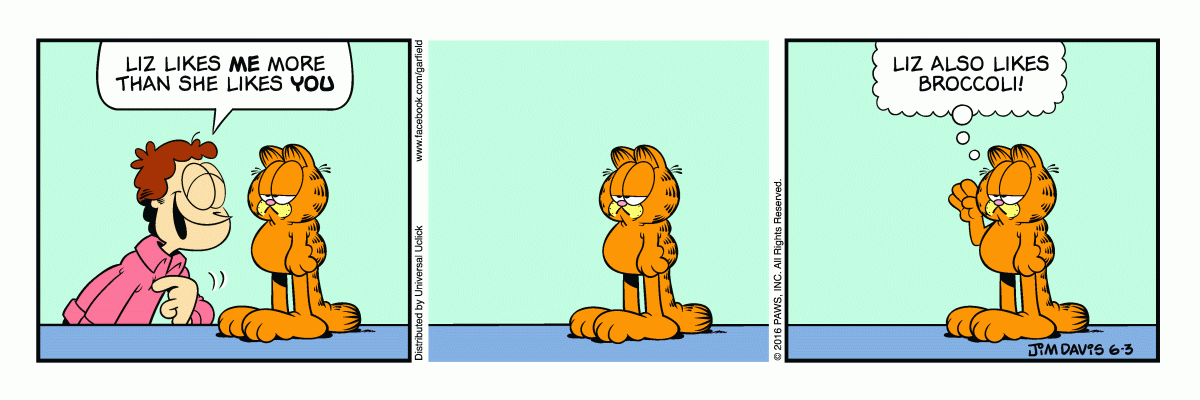 Garfield, June 3, 2016