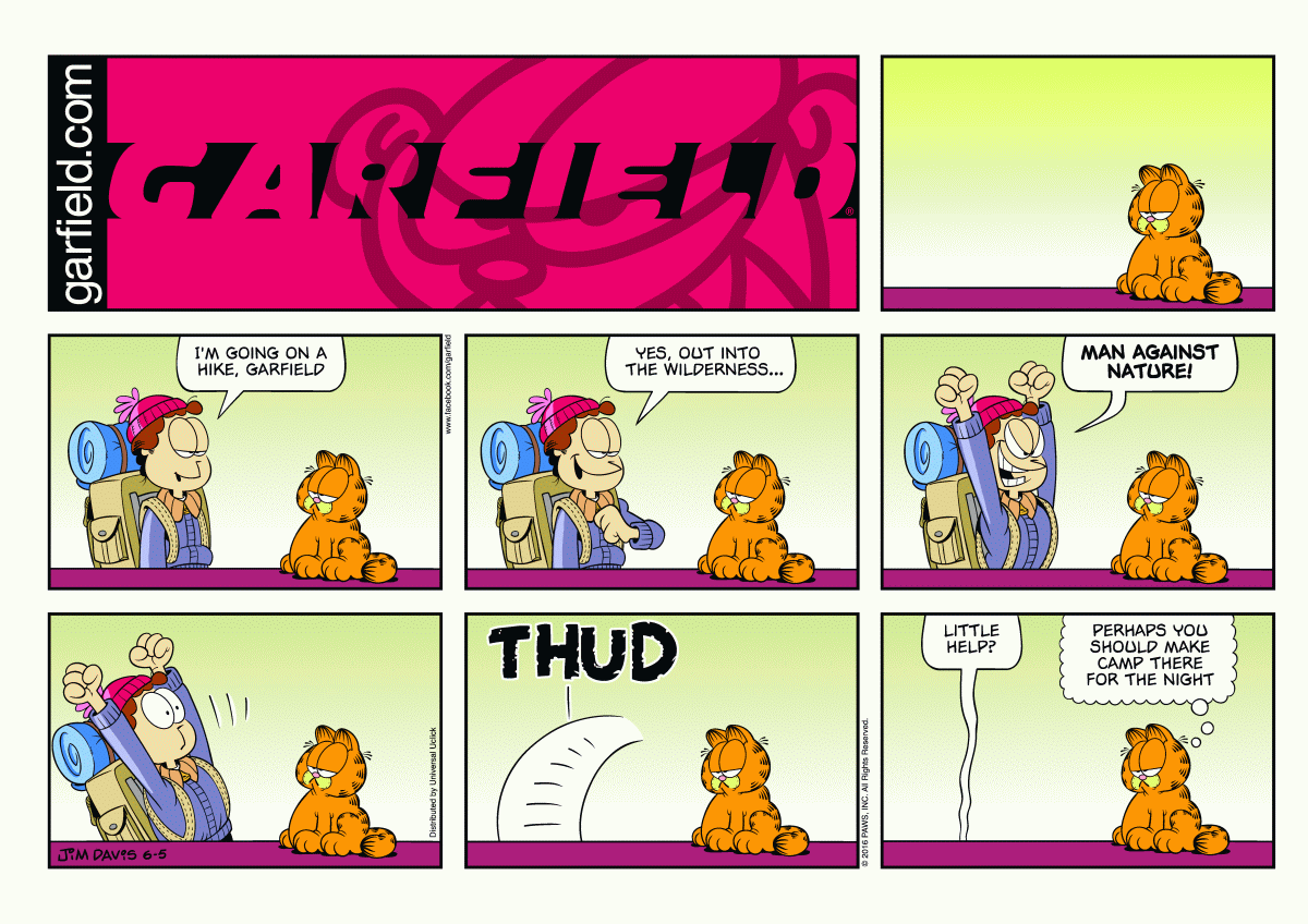 Garfield, June 5, 2016