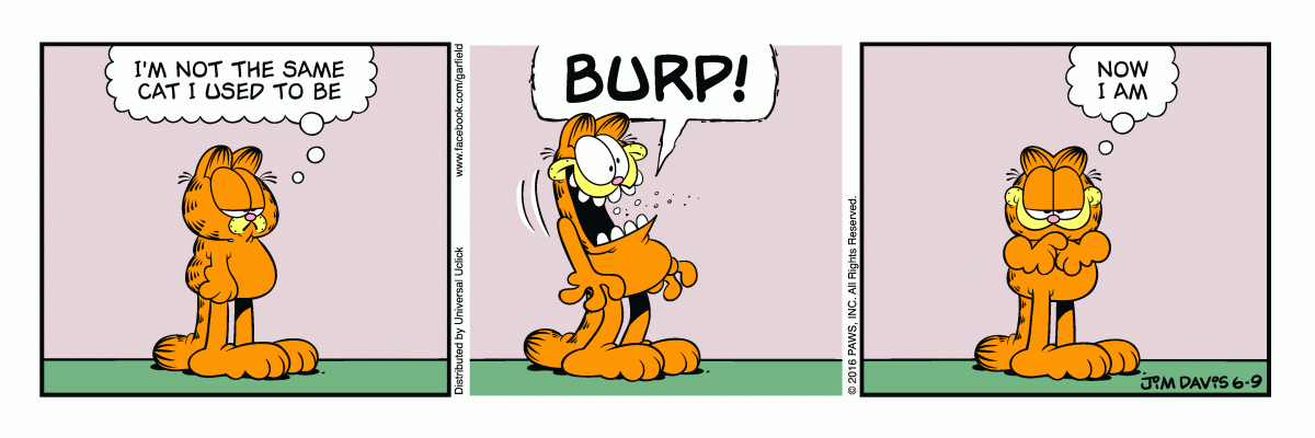 Garfield, June 9, 2016