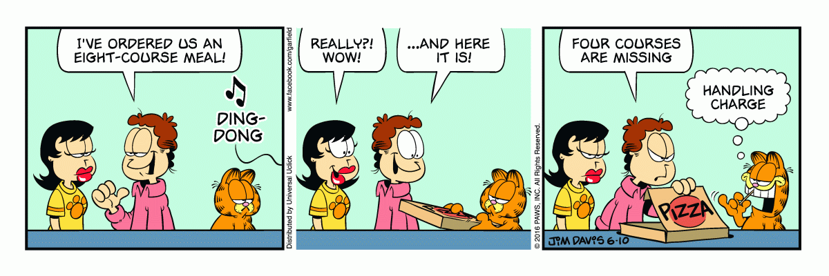 Garfield, June 10, 2016