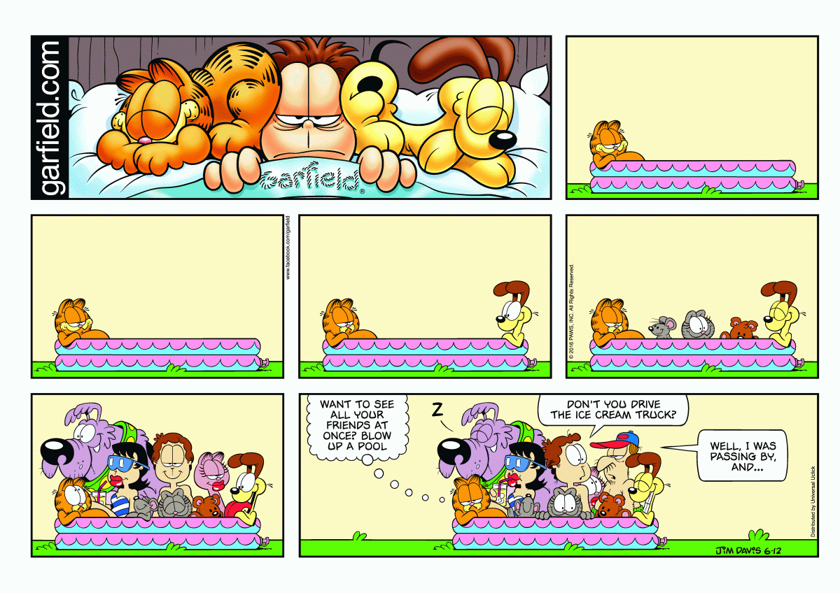 Garfield, June 12, 2016