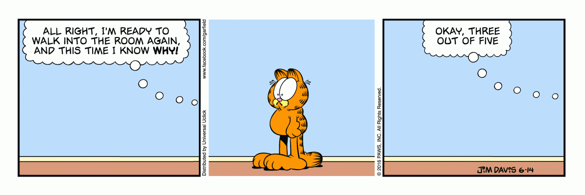 Garfield, June 14, 2016