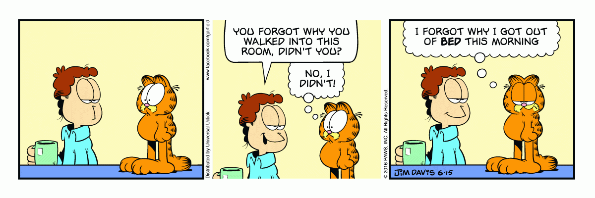Garfield, June 15, 2016