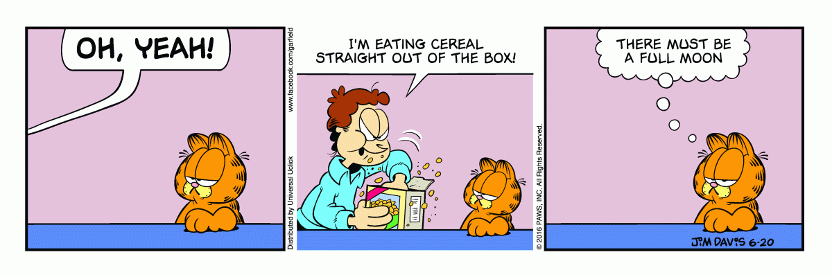 Garfield, June 20, 2016