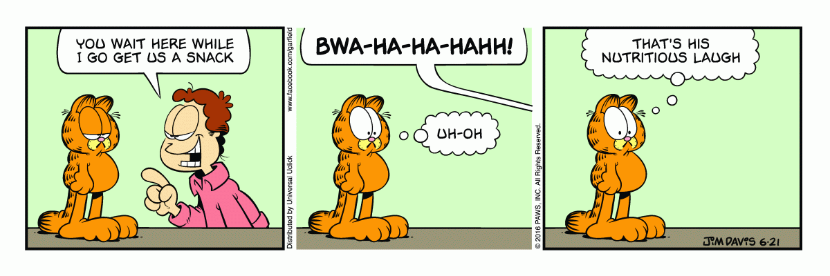 Garfield, June 21, 2016