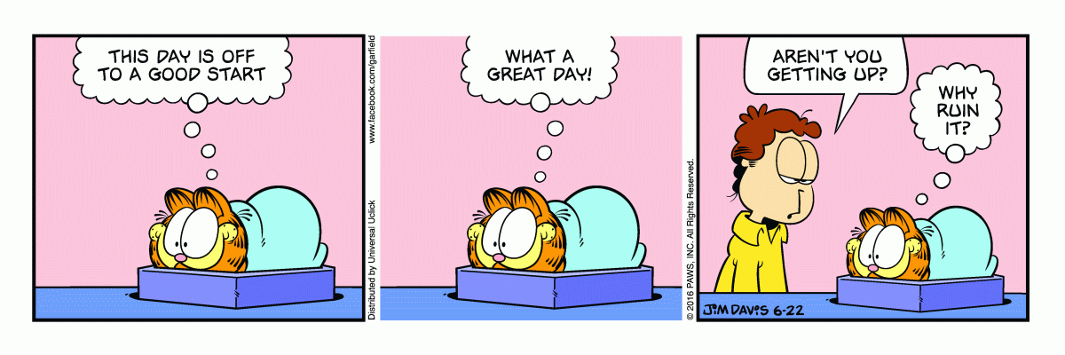 Garfield, June 22, 2016