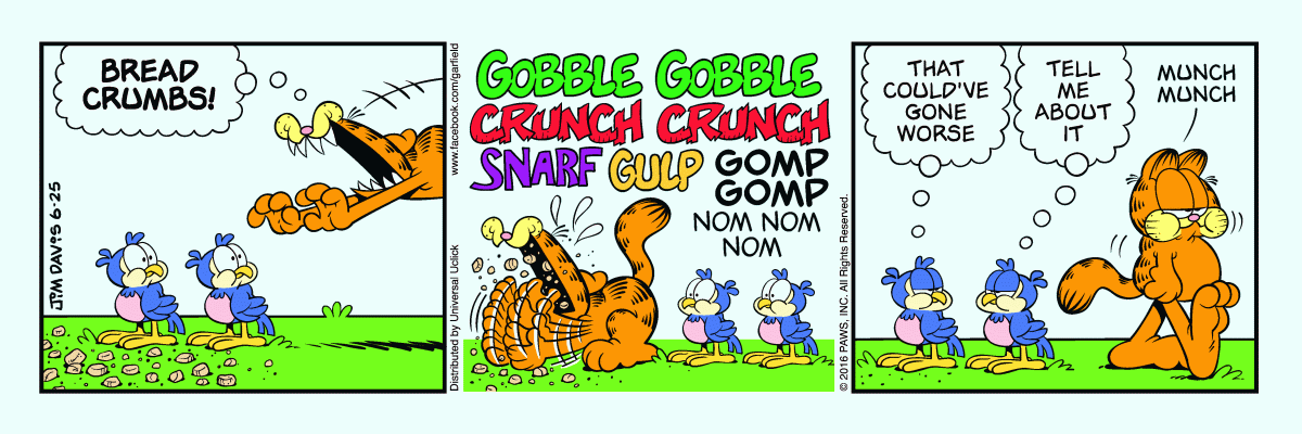 Garfield, June 25, 2016