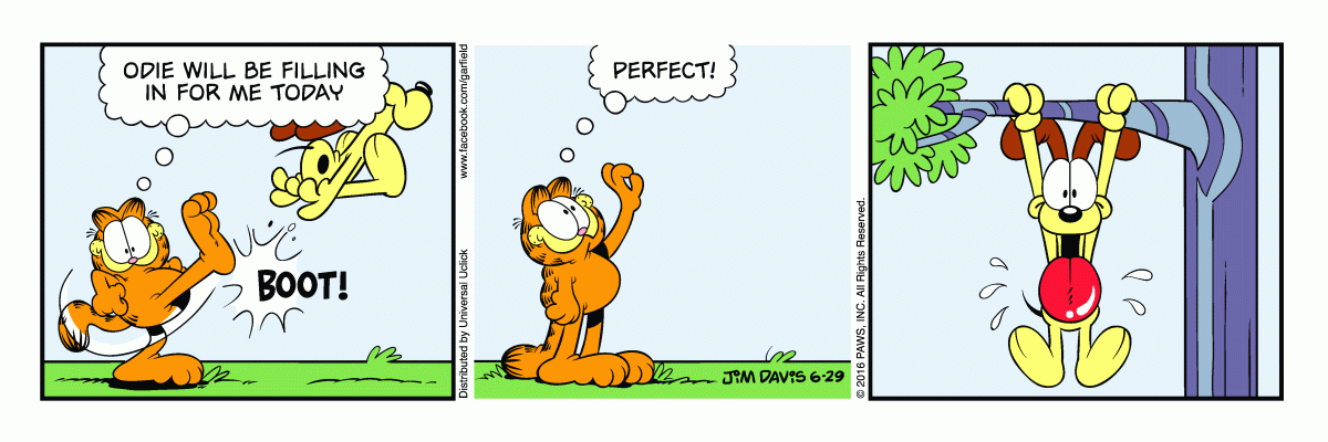 Garfield, June 29, 2016