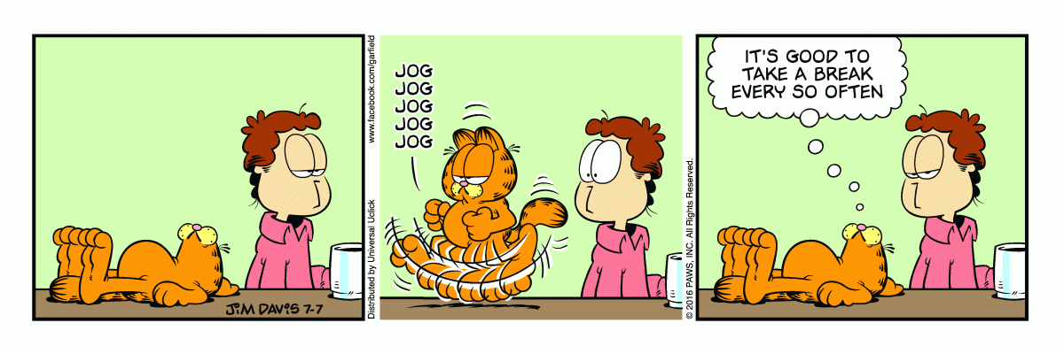 Garfield, July 7, 2016