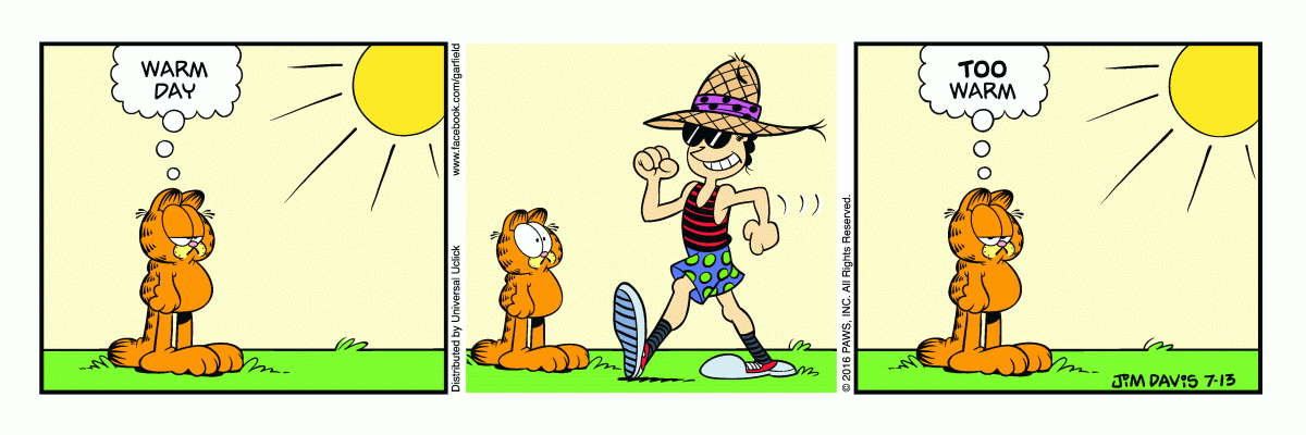 Garfield, July 13, 2016