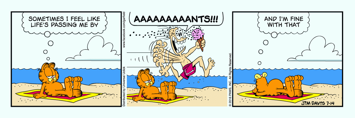 Garfield, July 14, 2016