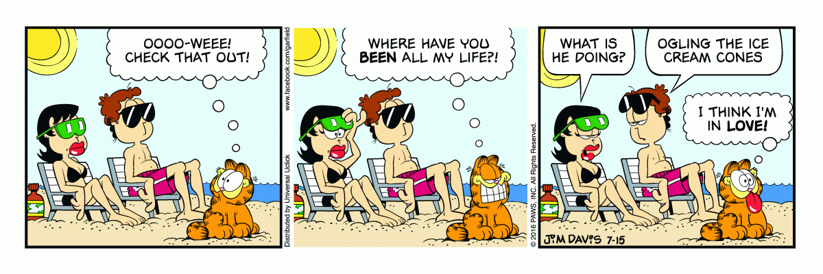Garfield, July 15, 2016