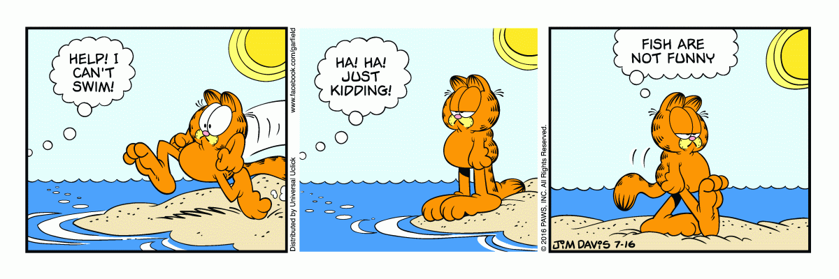 Garfield, July 16, 2016