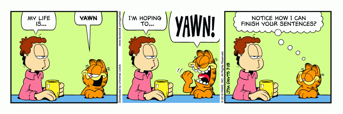 Garfield, July 18, 2016