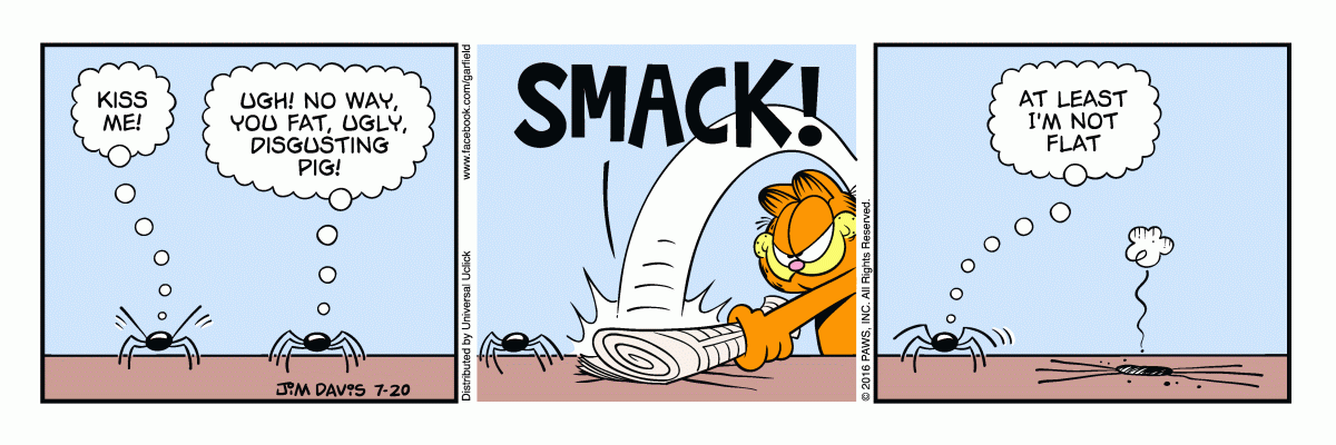 Garfield, July 20, 2016