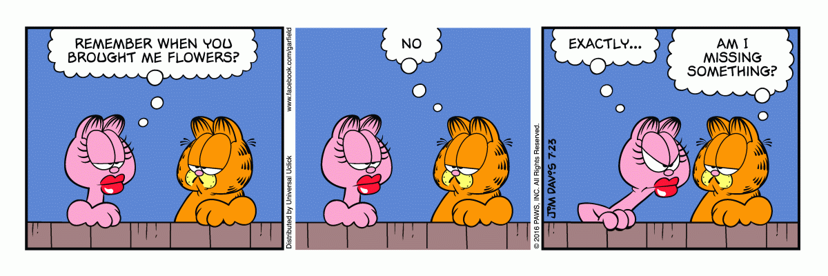 Garfield, July 23, 2016