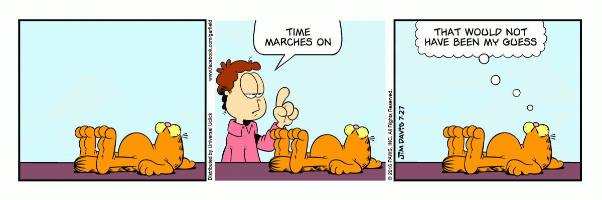 Garfield, July 27, 2016