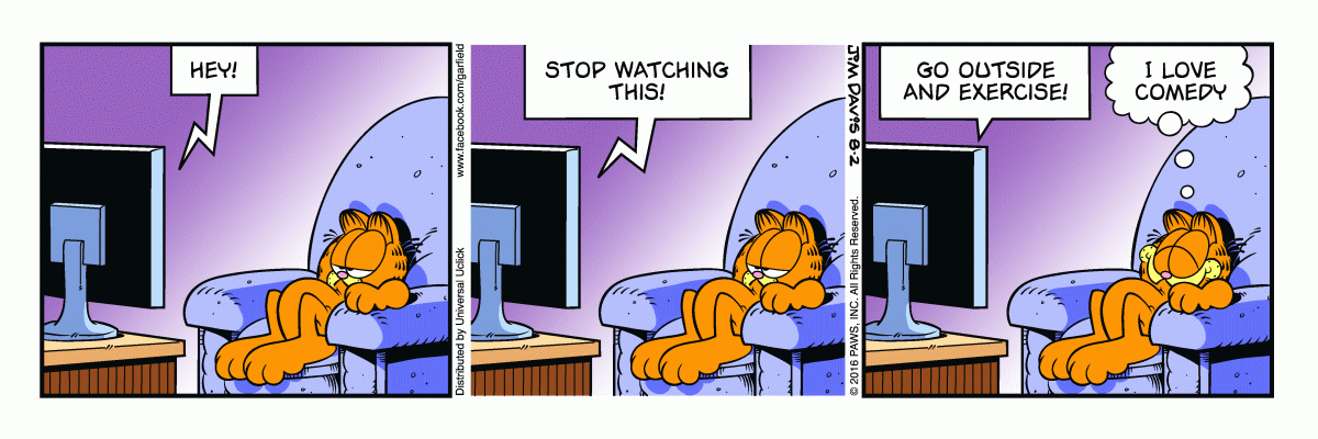 Garfield, August 2, 2016