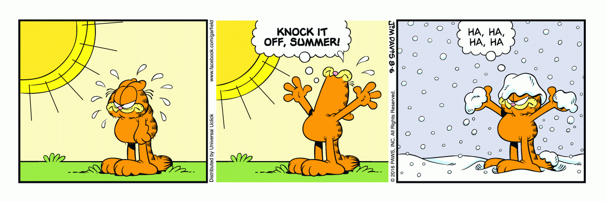 Garfield, August 6, 2016