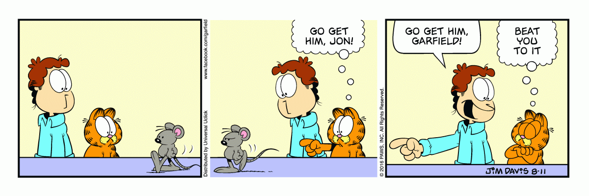 Garfield, August 11, 2016