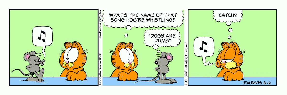 Garfield, August 12, 2016