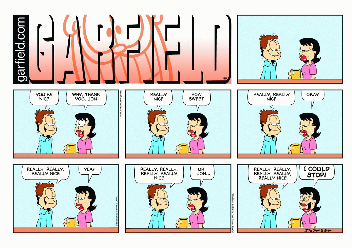 Garfield, August 14, 2016
