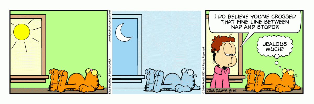 Garfield, August 15, 2016