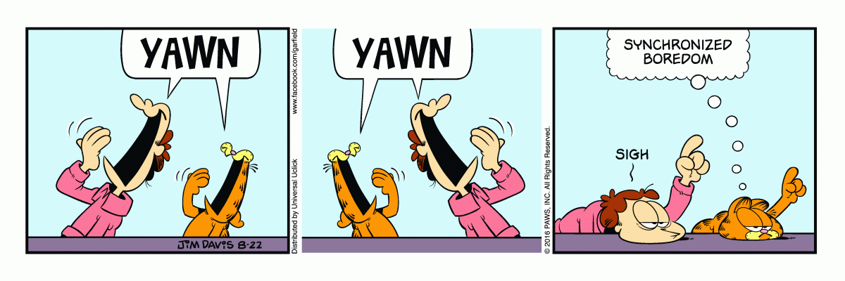 Garfield, August 22, 2016
