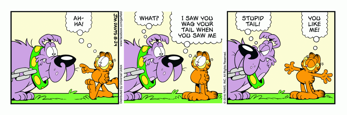 Garfield, August 24, 2016