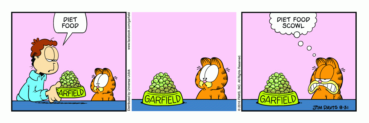 Garfield, August 31, 2016