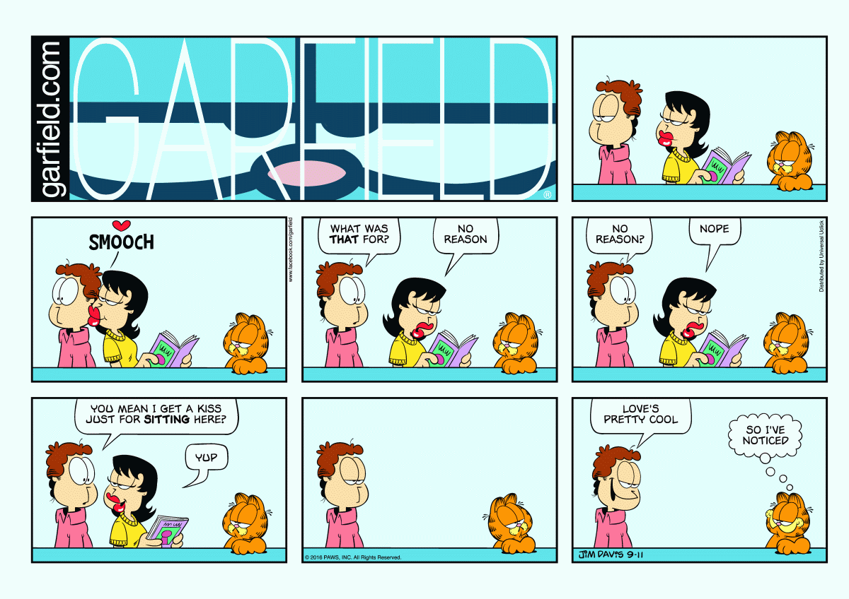 Garfield, September 11, 2016