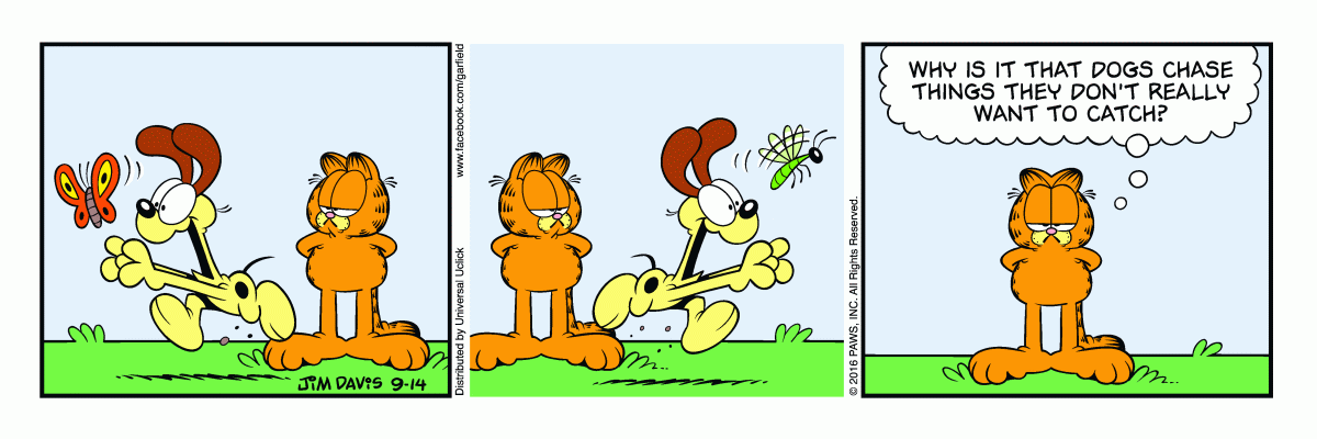 Garfield, September 14, 2016