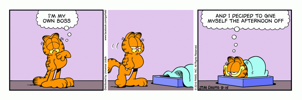 Garfield, September 15, 2016