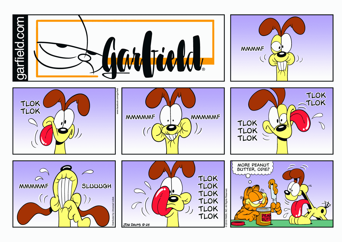 Garfield, September 25, 2016