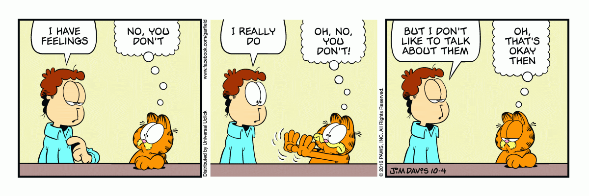 Garfield, October 4, 2016