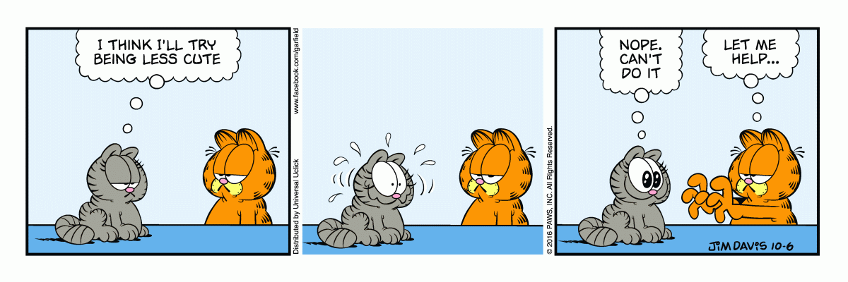 Garfield, October 6, 2016