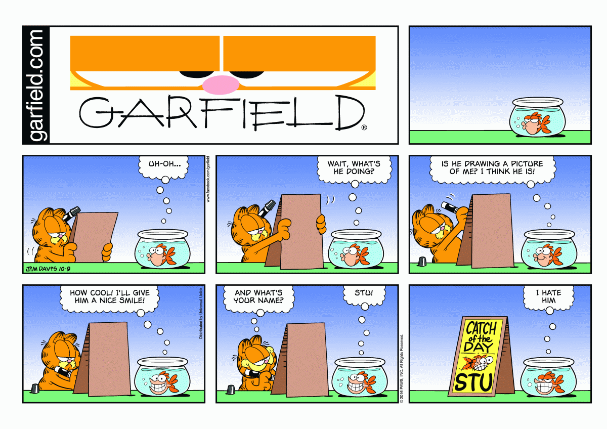 Garfield, October 9, 2016
